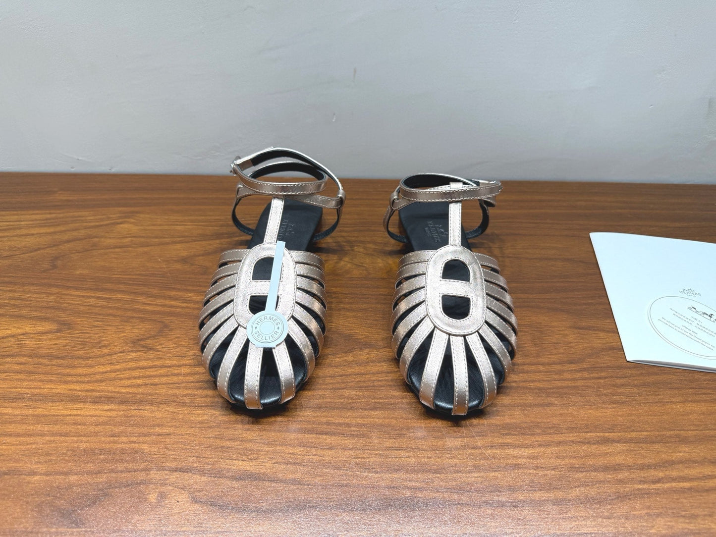 HM Nour Sandals Golden Leather 849485