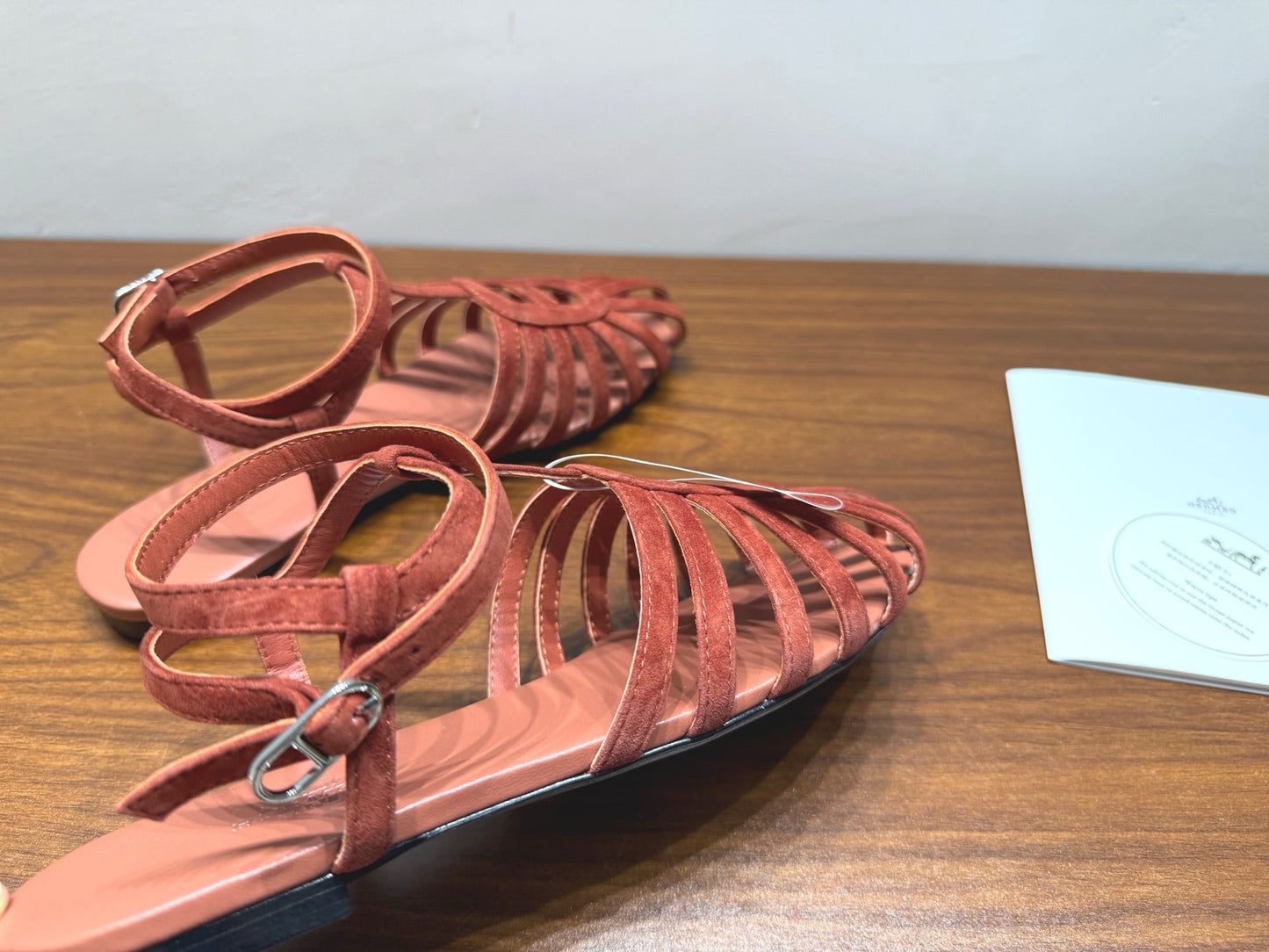 HM Nour Sandals Tan Suede 849486