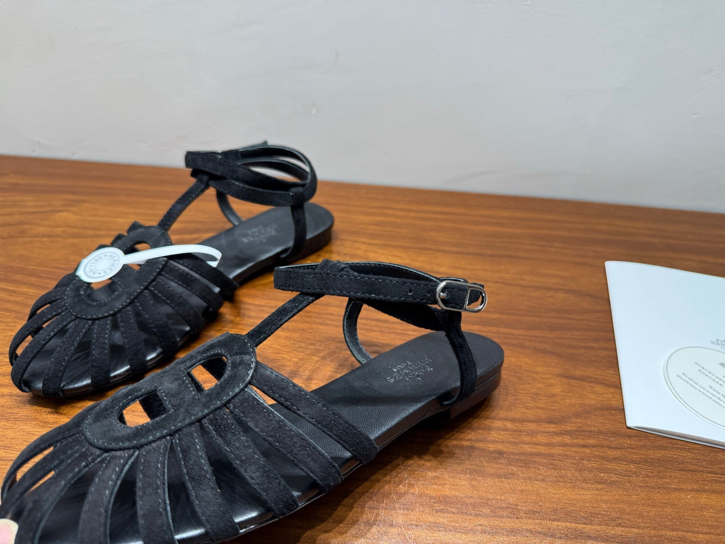 HM Nour Sandals Black Suede 849488