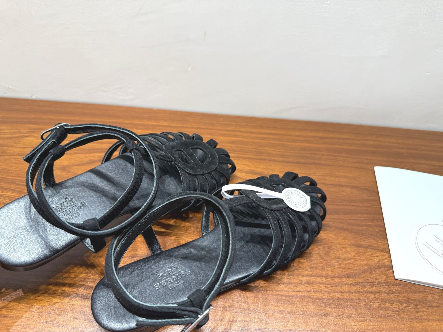 HM Nour Sandals Black Suede 849488