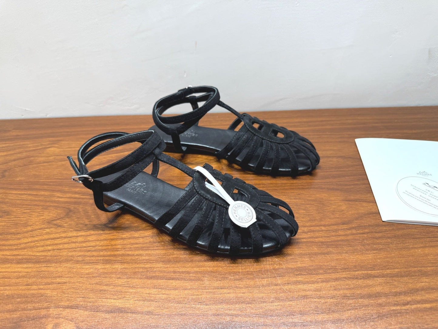 HM Nour Sandals Black Suede 849488