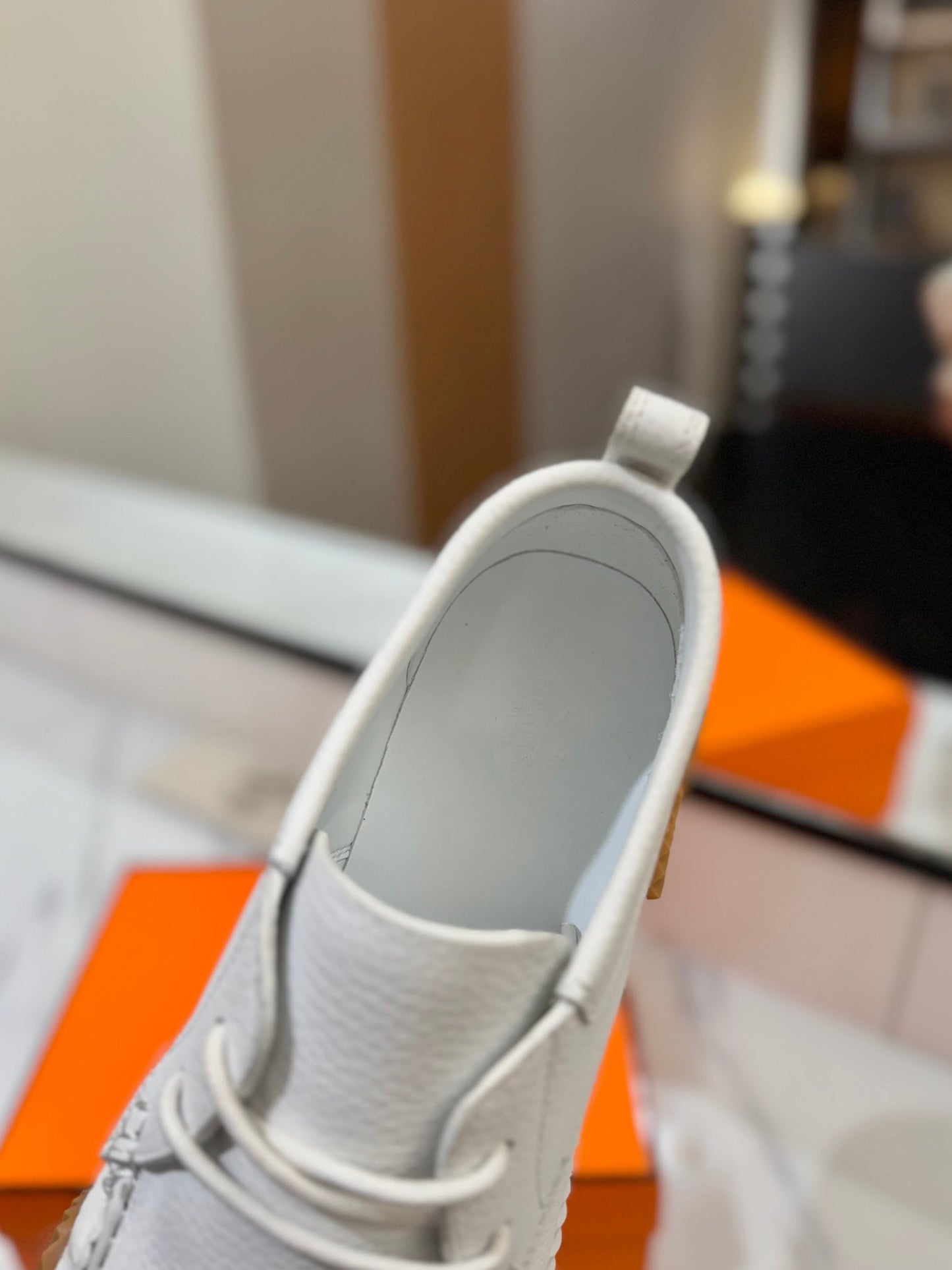 HM Increase Sneaker White Cowhide 983031