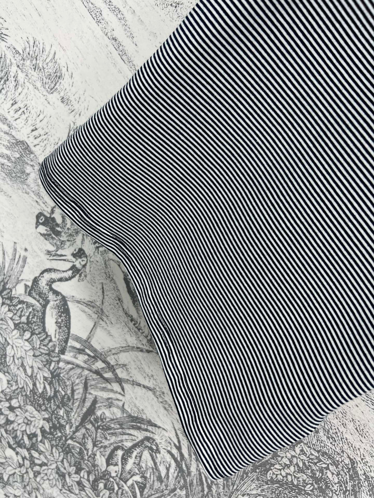 Celine 25 Embroidered Logo Striped Small Vest Navy Blue mix White Cotton
