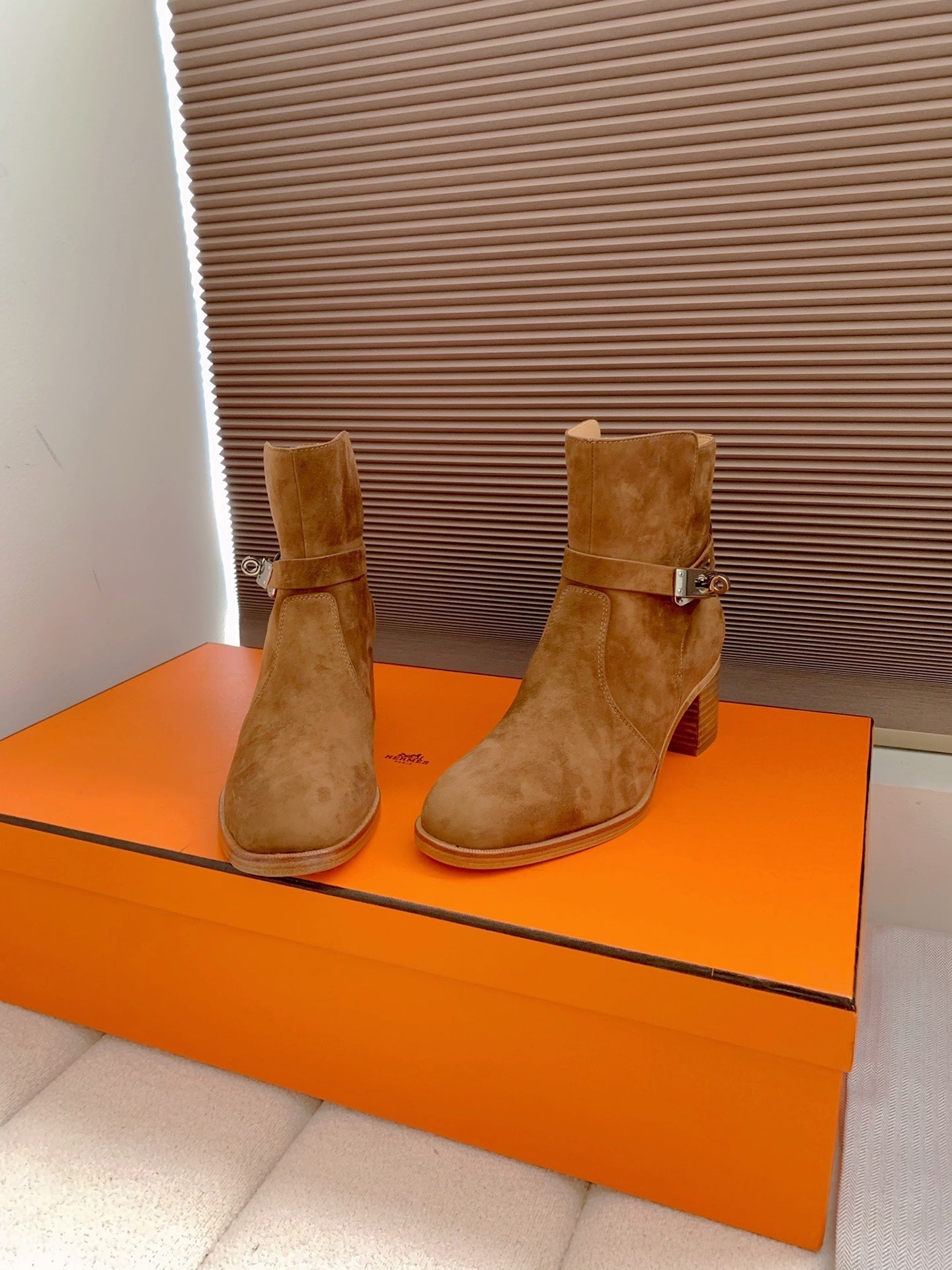 HM Frenchie 50 Ankle Boot Brown Suede 464345