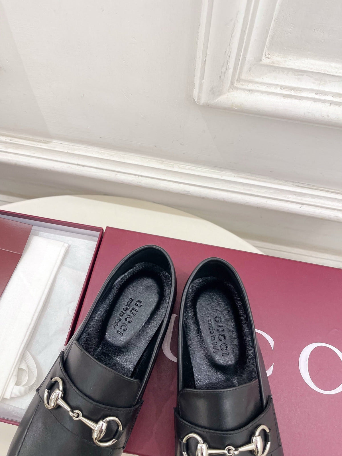 GG 26s Loafer With Horsebit Black Leather 640281