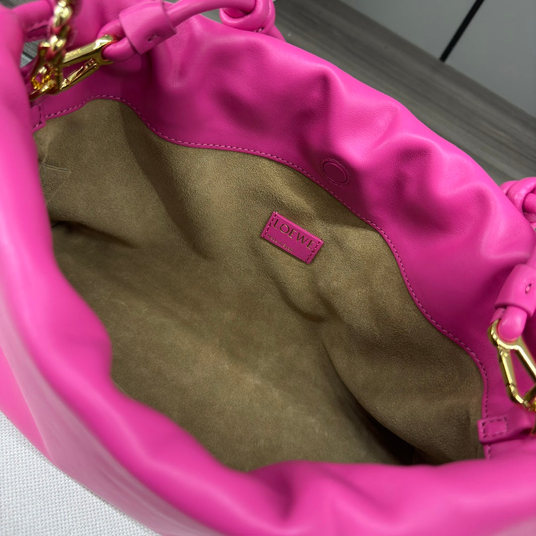 Loewe Flamenco Purse 30 Pink Lambskin Ghw