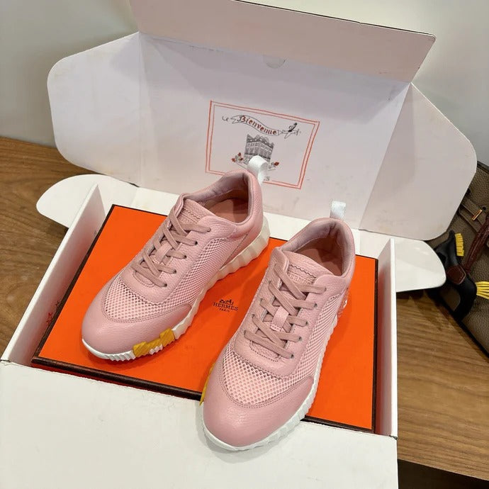HM 26ss Sneakers Pink Leather 638568