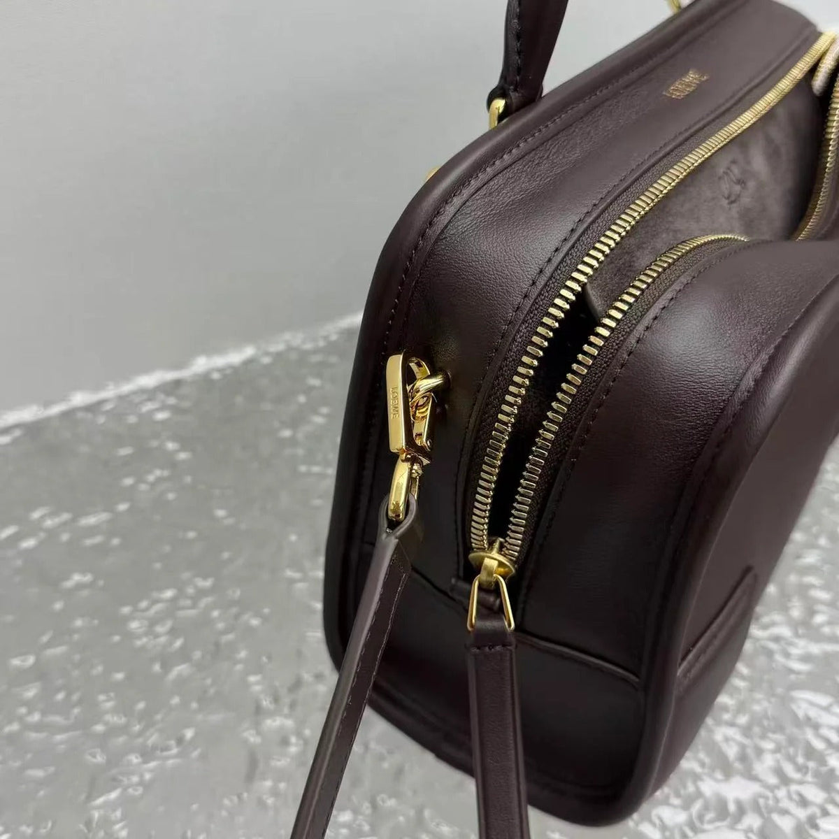 Loewe 2026 Amazona 180 Bag 24cm Brown Soft Calfskin