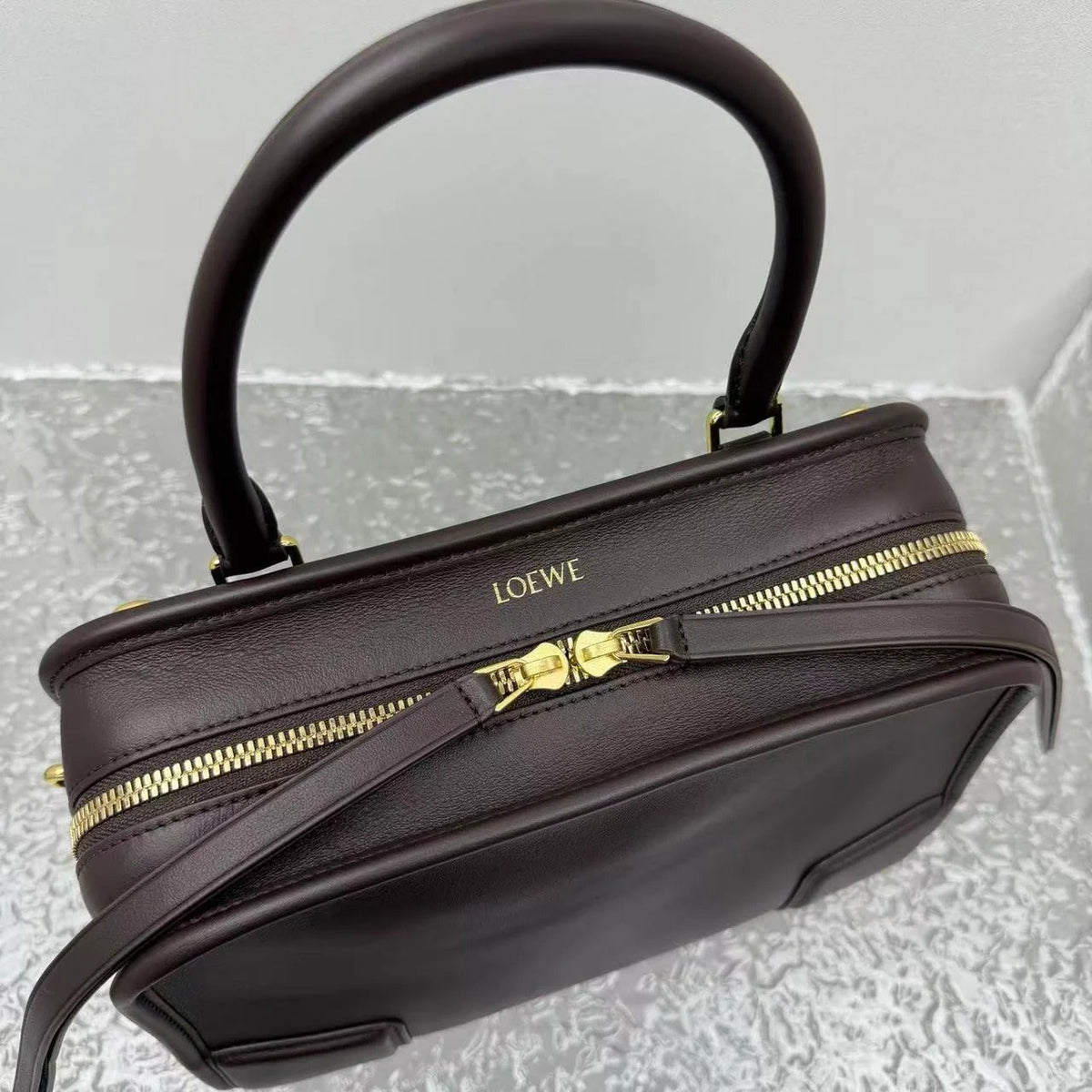 Loewe 2026 Amazona 180 Bag 24cm Brown Soft Calfskin