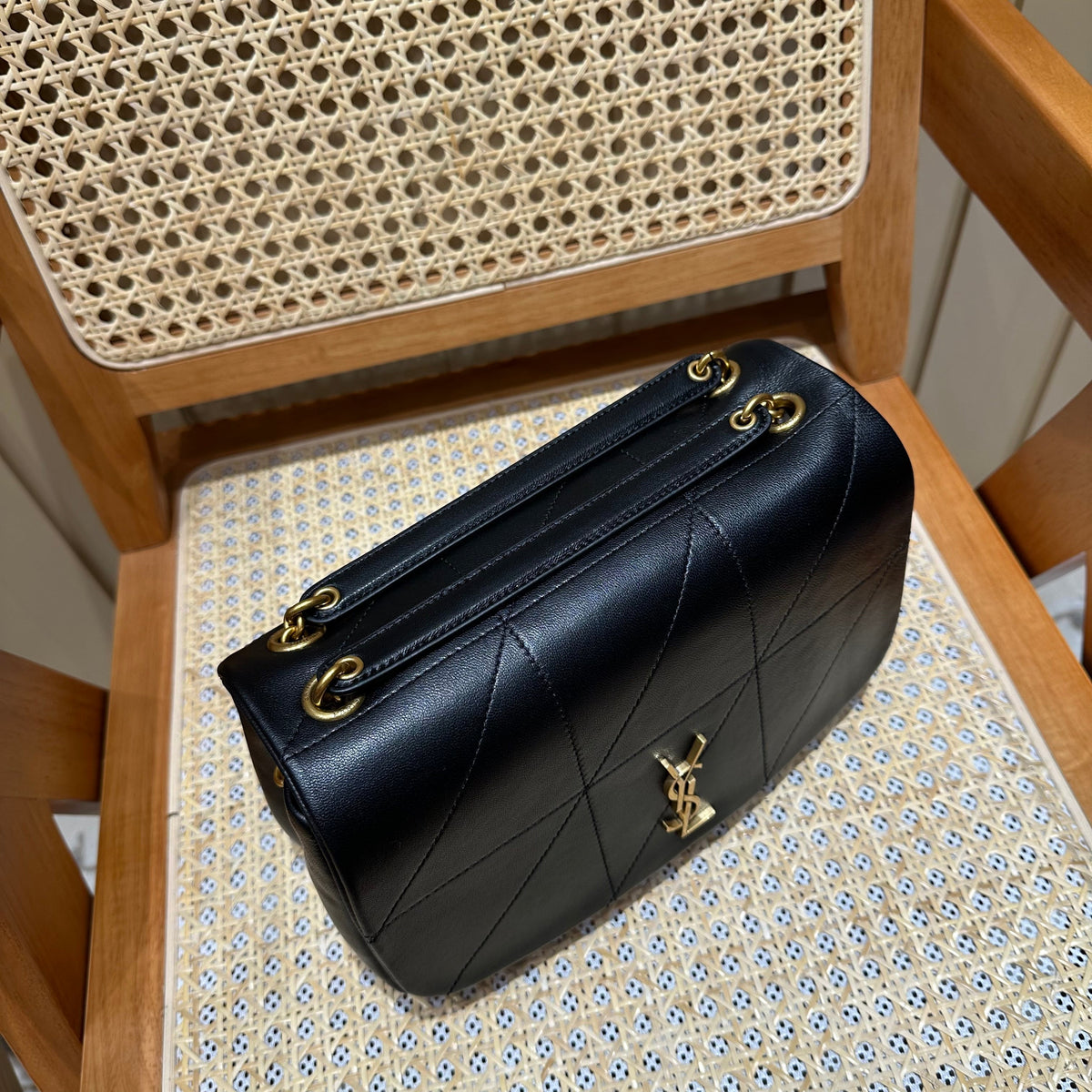 YSL Shoulder Bag 25 Black Calfskin
