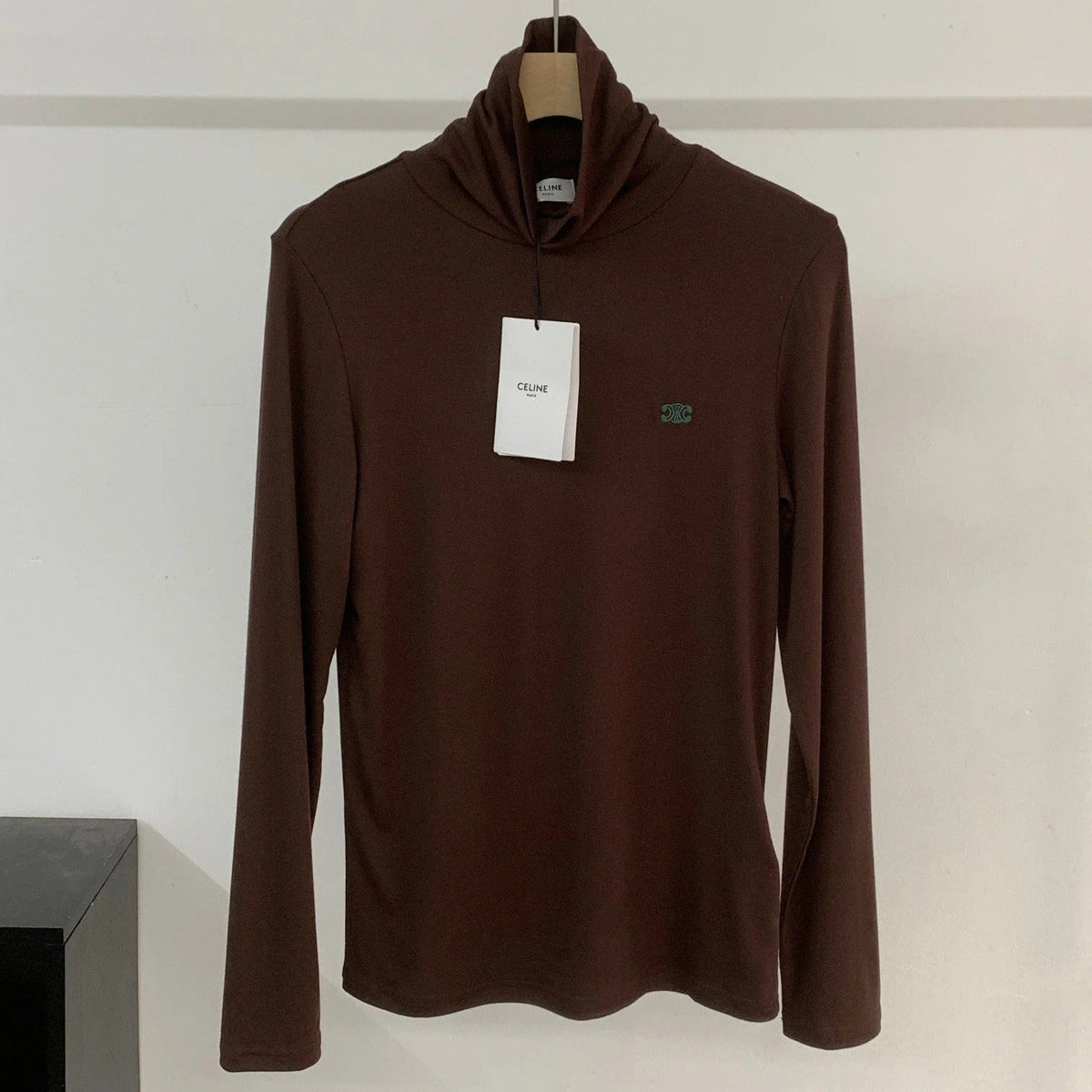 CELINE 25S EMBROIDERED LONG-SLEEVE T-SHIRT 0038