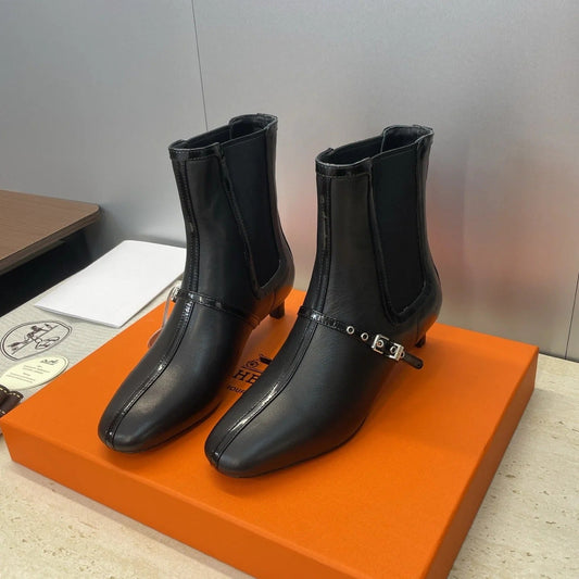 HM 26ss Lolita Chelsea Boots 40 Black Calfskin 607087