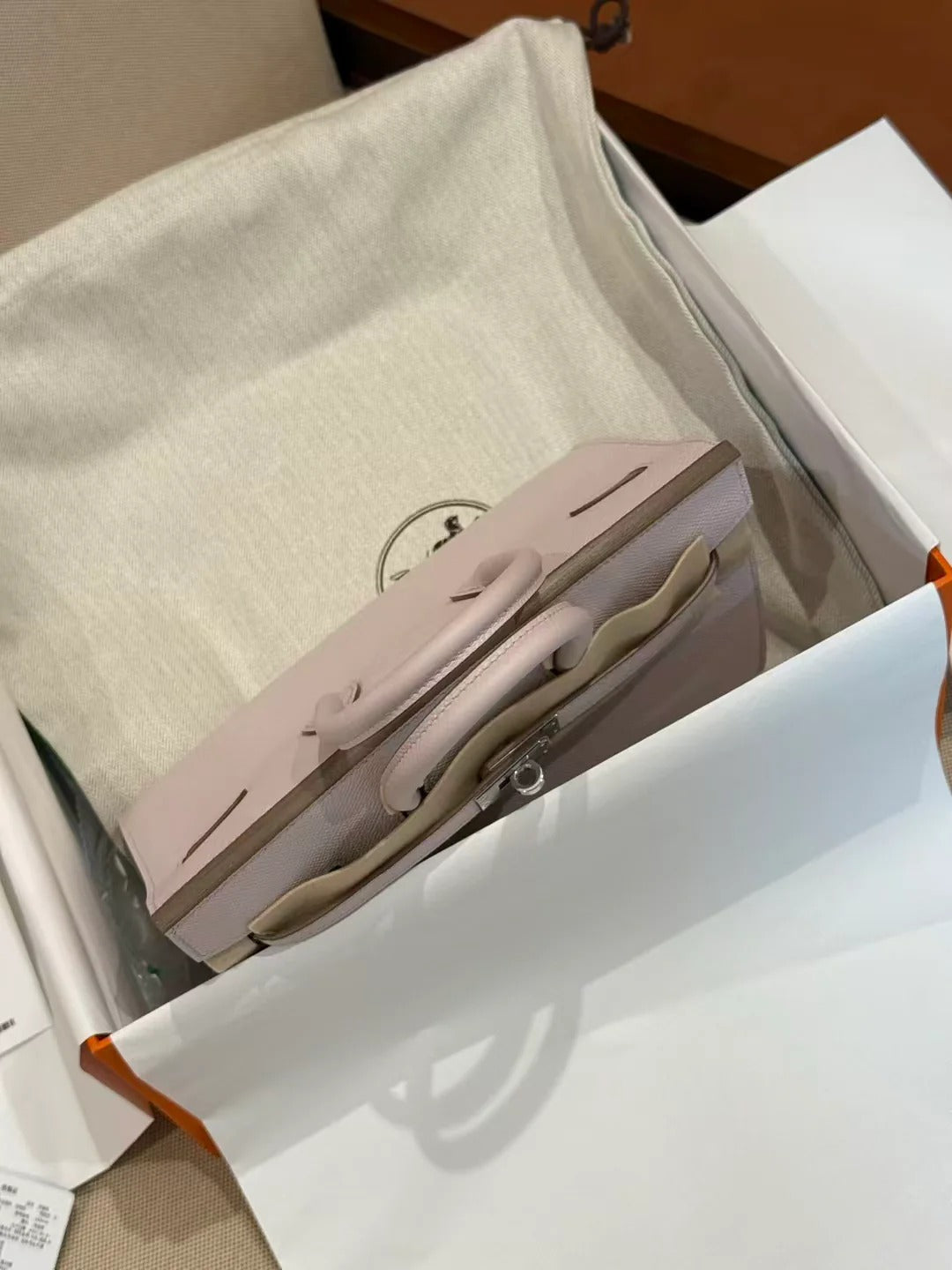 Hermes 2026 Birkin Bag 25cm Light Pink Epsom Leather