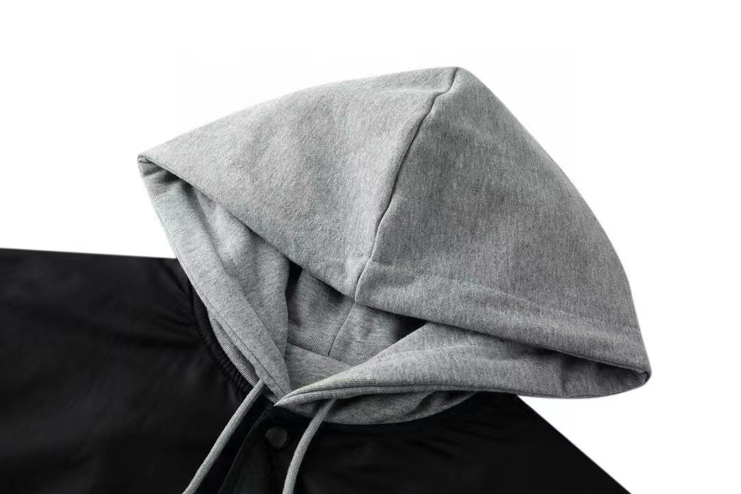 Celine Jackets C Logo Black White Mix Grey Cotton