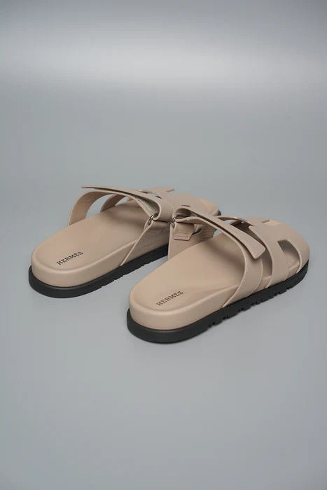 HM Chypre Sandals Beige Mastic Sheepskin 001