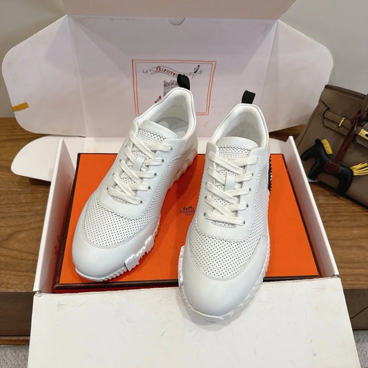 HM 26ss Sneakers White Leather 638575