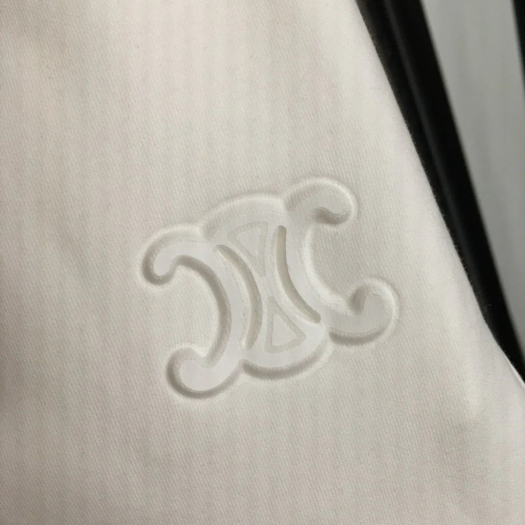 CELINE 25S HOODIE AND WIDE-LEG ELASTIC PANTS SET