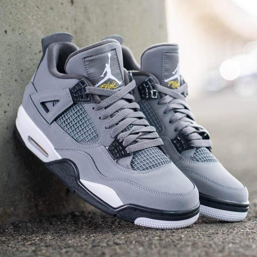 Jordan 4 Retro Cool Grey Sneakers - Cushioned Stride | Premium Footwear