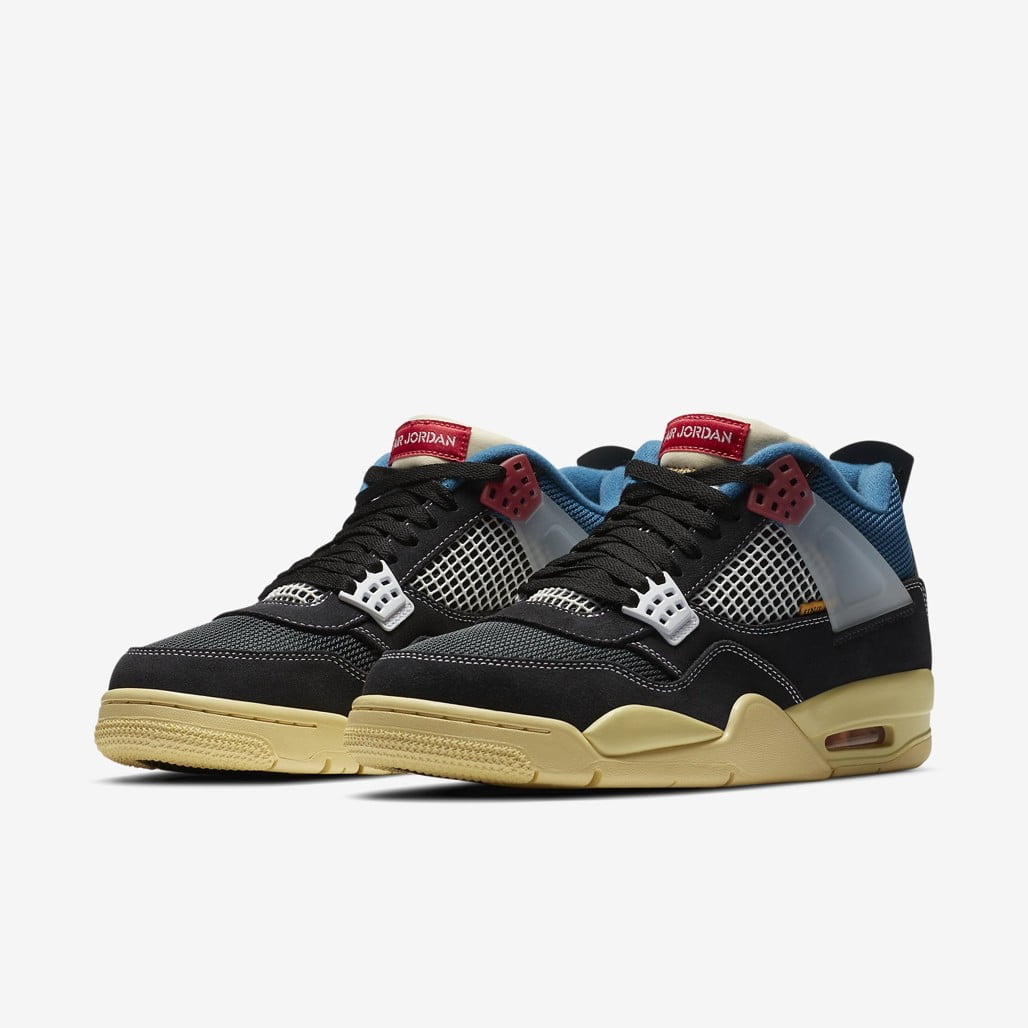 Jordan 4 Retro Union Off Noir Sneakers - Hype Release | Coveted Pair