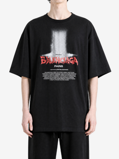 BALENCIAGA - Mens The Door Oversized T-Shirt