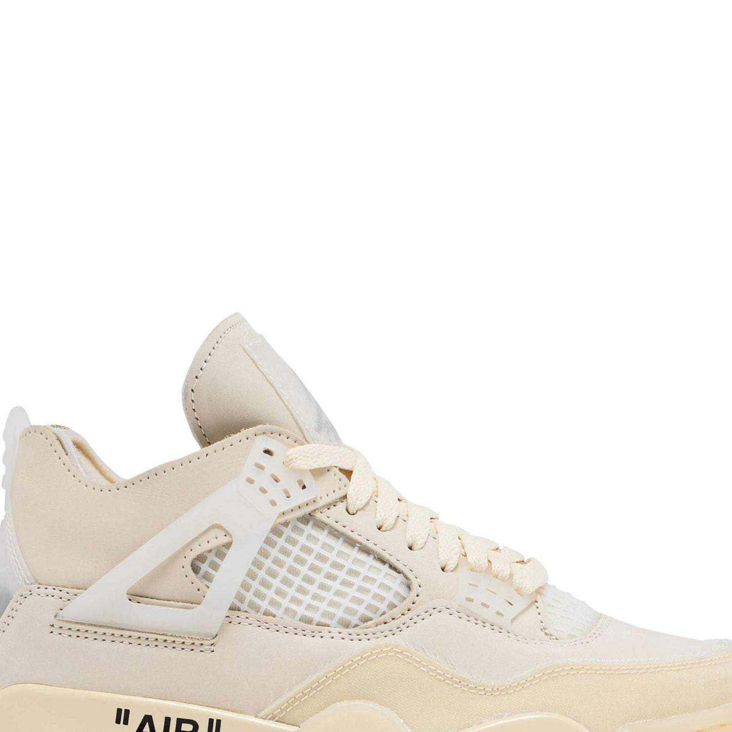 Off-White x Wmns Air Jordan 4 SP ‘Sail’ CV9388-100 Sneakers - Authentic