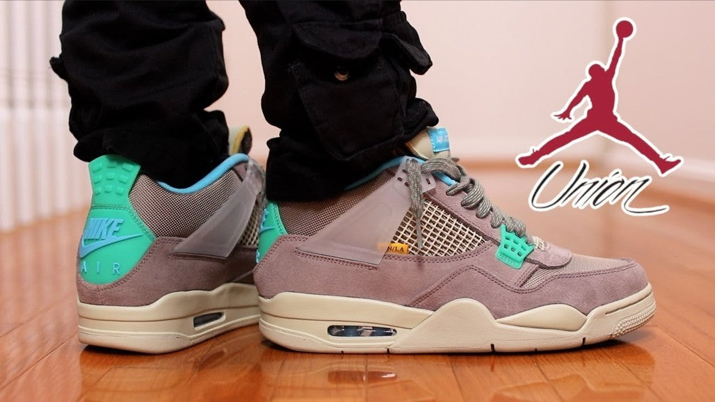 Union LA x Jordan 4 Retro Taupe Haze Sneakers - Head-Turner