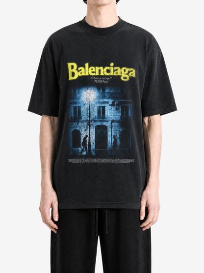 BALENCIAGA - Men The Address Medium Fit T-Shirt