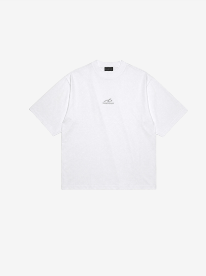 BALENCIAGA - Men Medium Fit Tech Logo T-Shirt